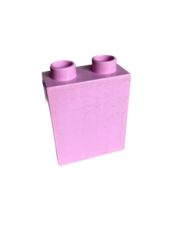 Lego Duplo kostka sv. růžová 1x2x2 HODNĚ HRANÉ